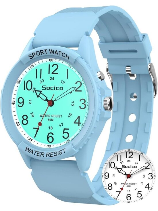 Other - Unisex Blue Analog Quartz Sports Military Waterproof Nurse Classic Wrist Watch